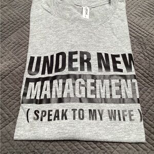 Gray Graphic T-Shirt. 386